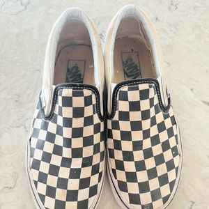 Checkered Vans